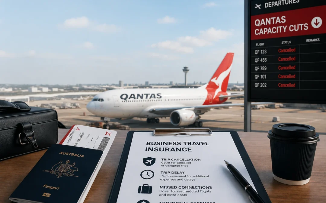 What the Qantas Capacity Cuts Mean for Your Business Travel Insurance